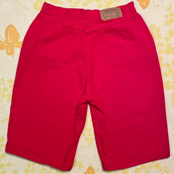 Vintage 90s red Congo Trader high waisted denim shorts 🌟 - Picture 5 of 7